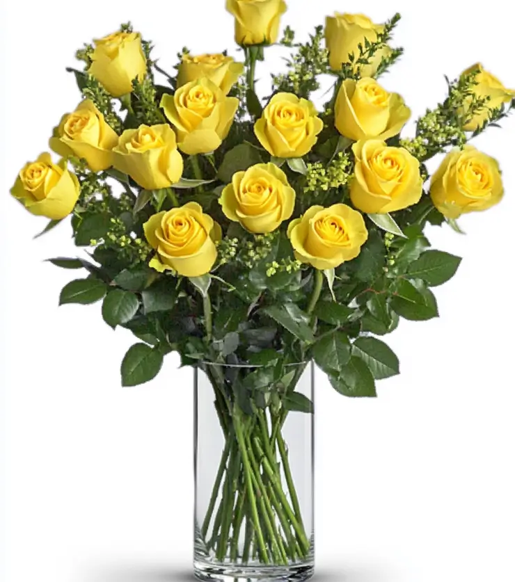 2 Dozen Yellow Roses