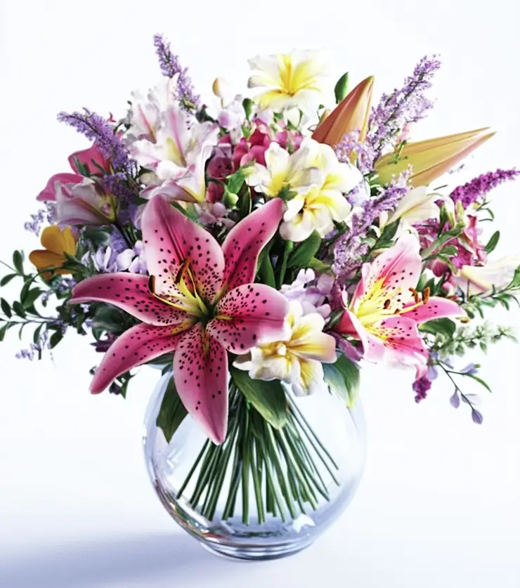 Floral birthday surprise