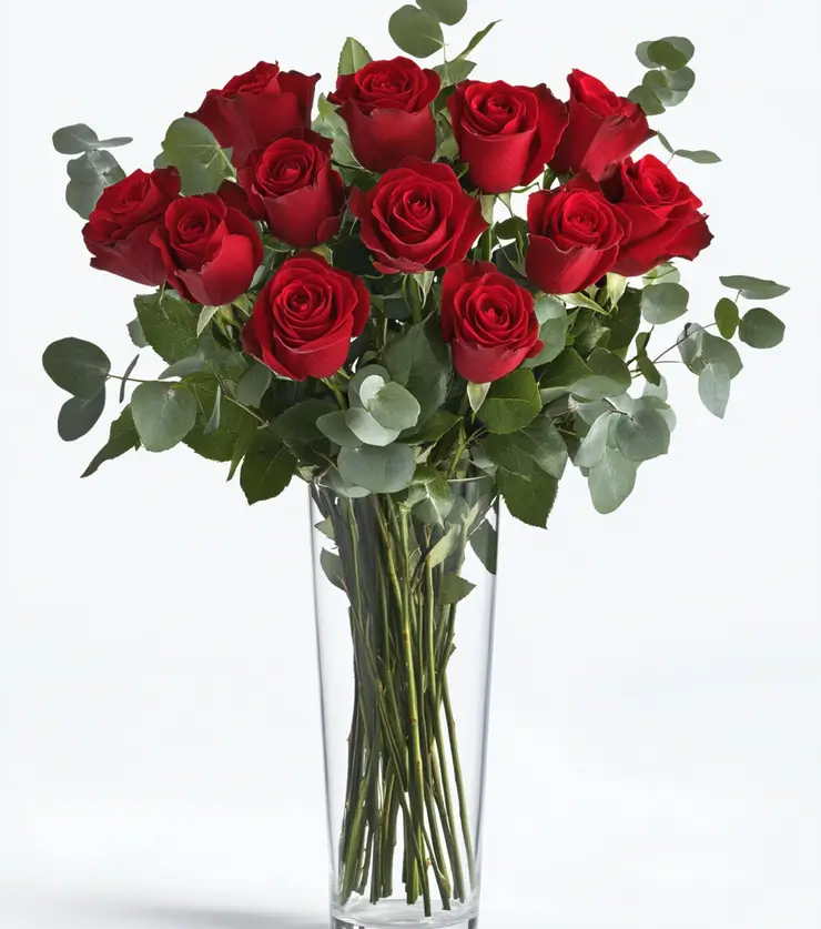 Elegant Dozen Roses
