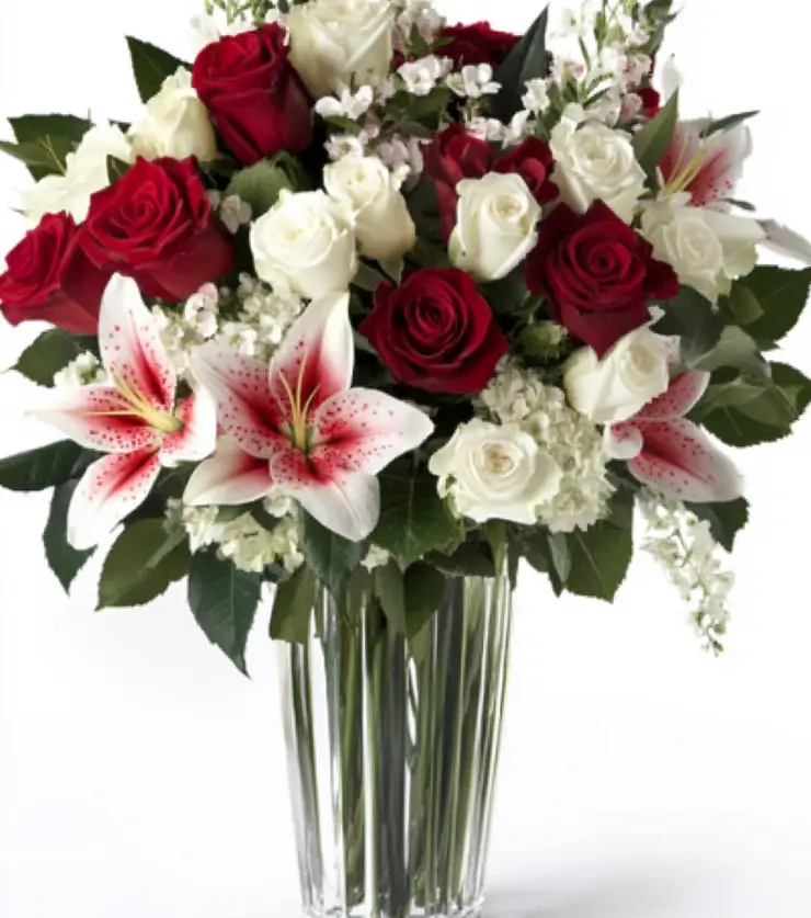 Vibrant floral display