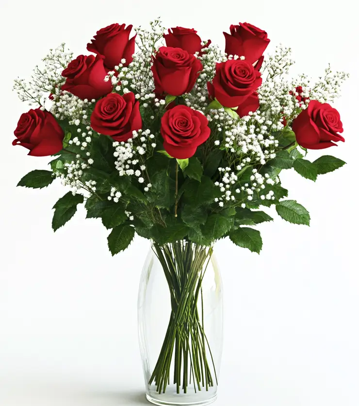 Perfectly Red Roses
